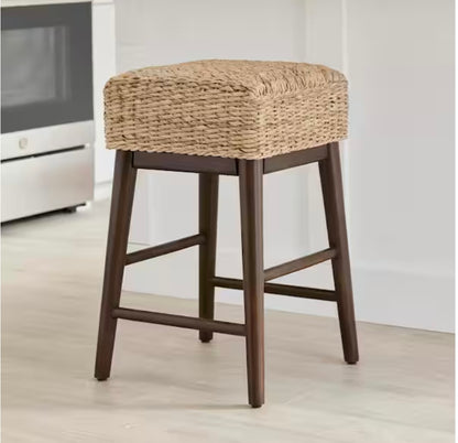 Fairgate Backless Woven Counter Stool