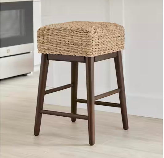 Fairgate Backless Woven Counter Stool