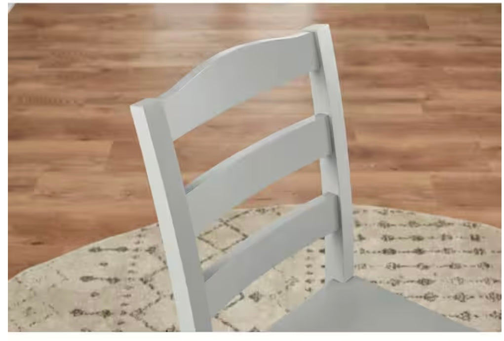Moss Green Ladder Back Wood Dining Chair