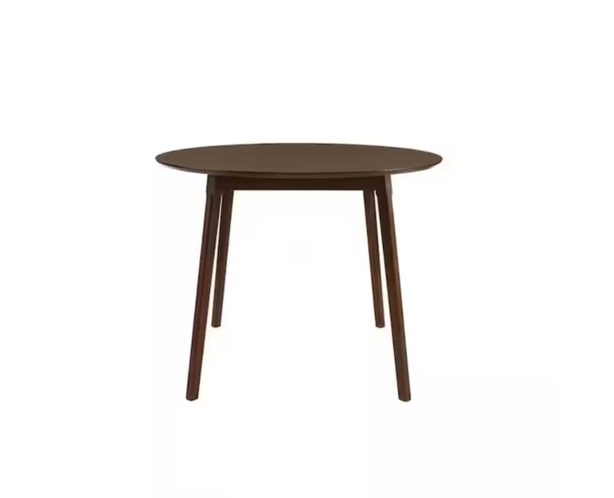 Saskia Sable Brown Wood Round Dining Table