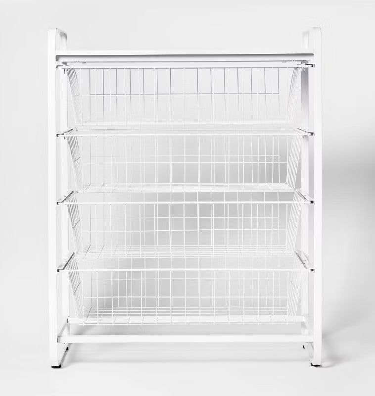 4 Drawer Metal Storage Organizer