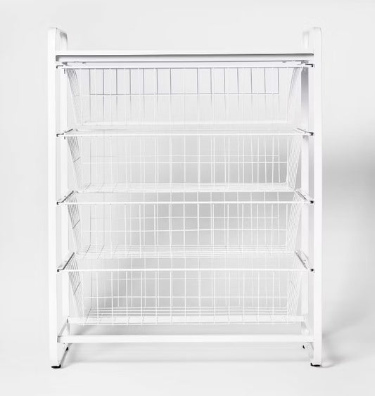 4 Drawer Metal Storage Organizer