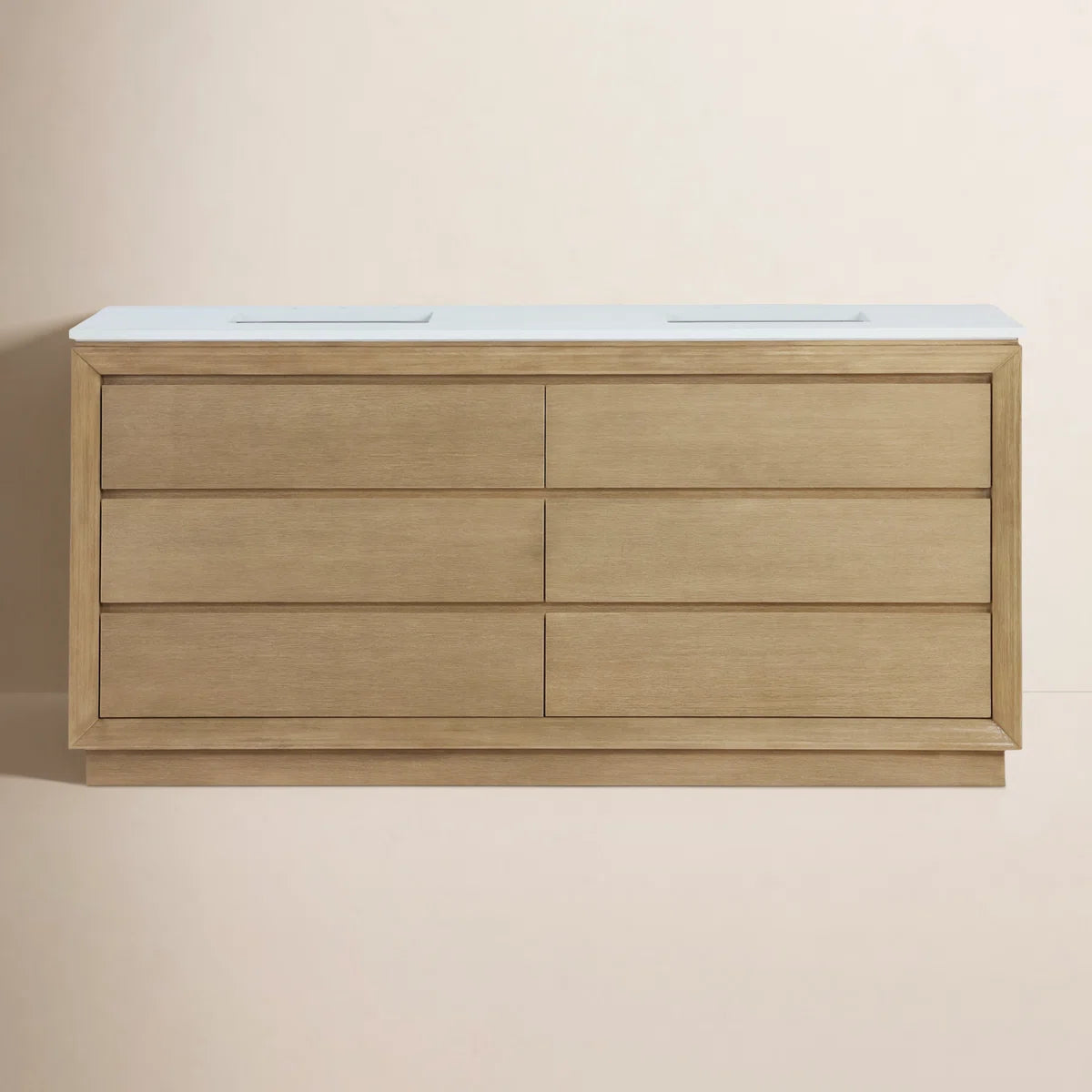 Antony 72” Double Bathroom Vanity w/Quartz Top