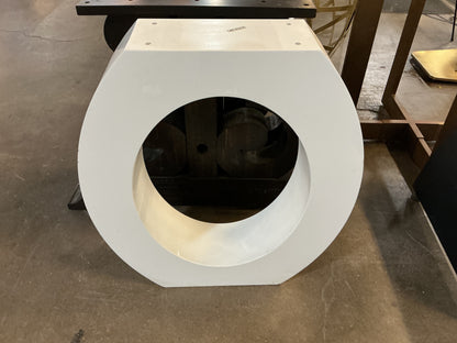 White Oval Ring Base