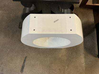 White Oval Ring Base