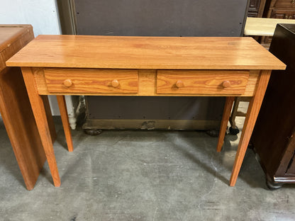Wood 2 Drawer Sofa Table