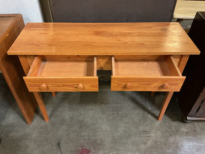 Wood 2 Drawer Sofa Table