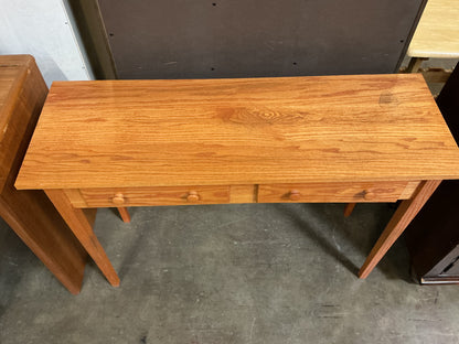 Wood 2 Drawer Sofa Table