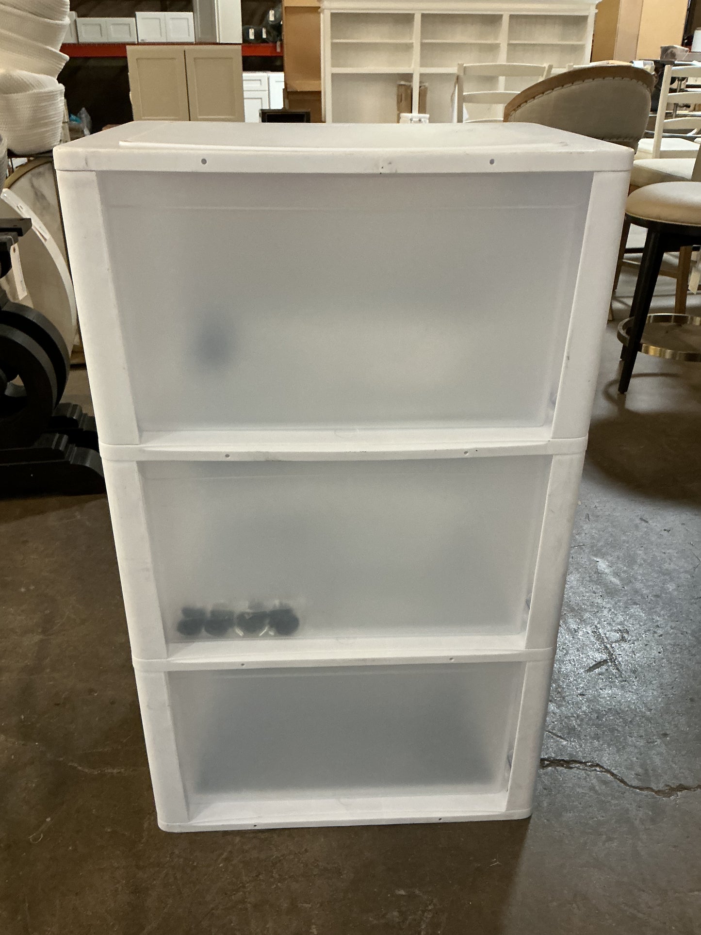 Sterilite 3 Drawer Cart w/Clear Drawers