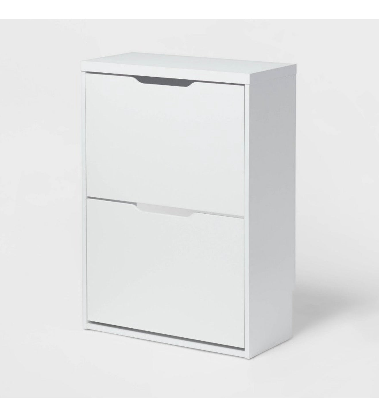 2-Tier Freestanding 12 Pair Shoe Cabinet