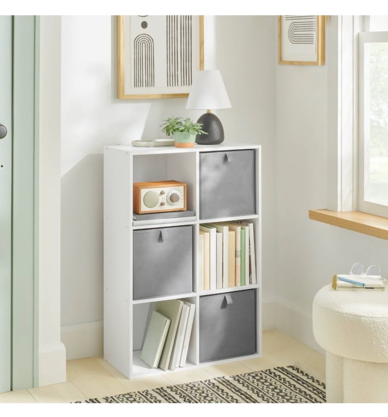 11’ - 6 Cube Book Shelf