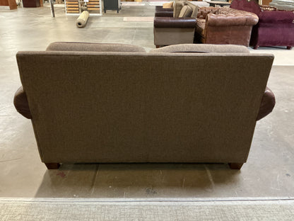 American Heritage Leather & Fabric Loveseat