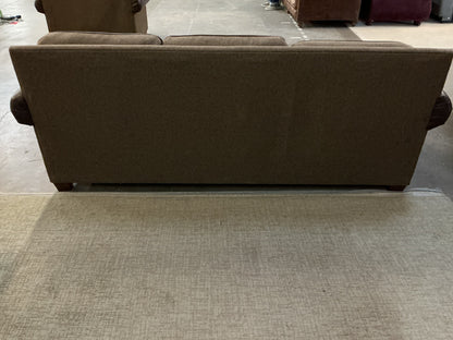 American Heritage Leather & Fabric Sofa