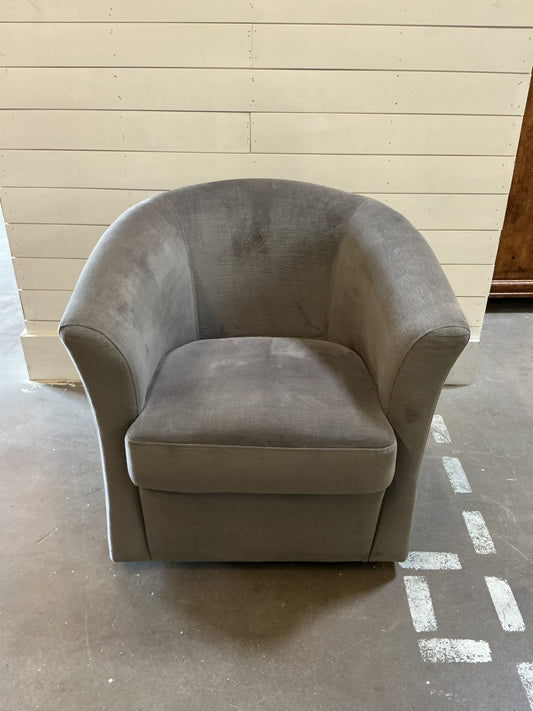 Elizabeth Upholstered Swivel Barrel Chair
