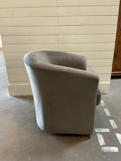 Elizabeth Upholstered Swivel Barrel Chair