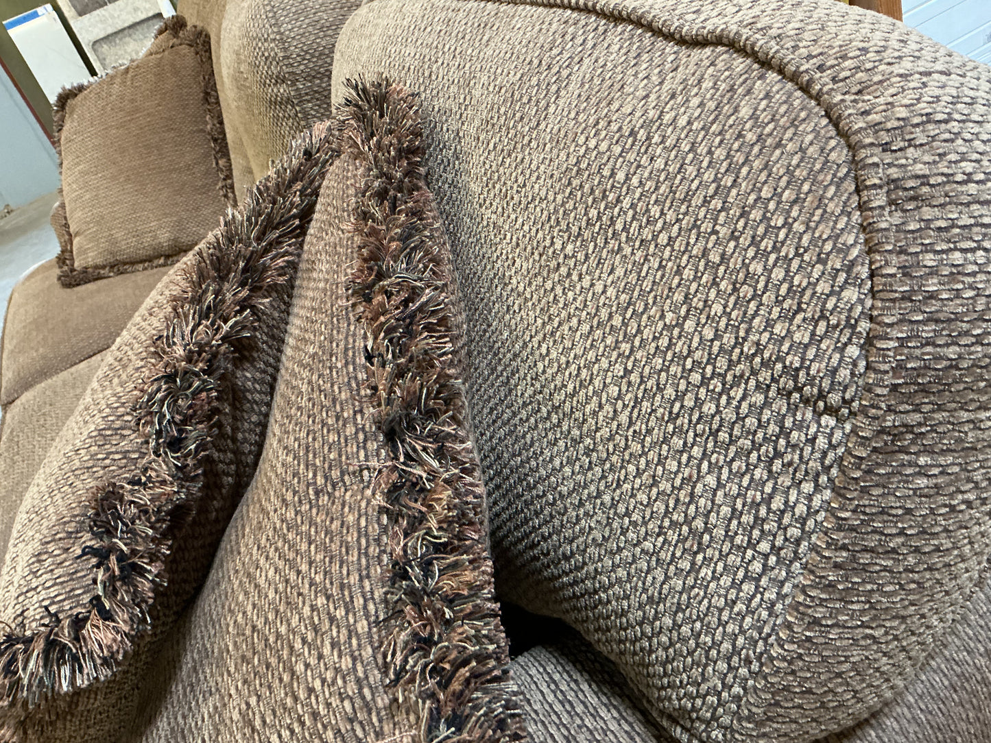 Upholstered Rolled Arm Sofa