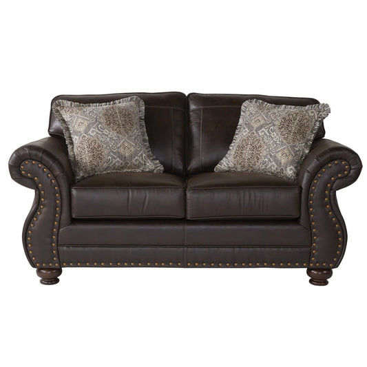 Macalla Upholstered Nailhead Loveseat