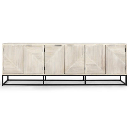 Keelah 108” Solid Wood Sideboard