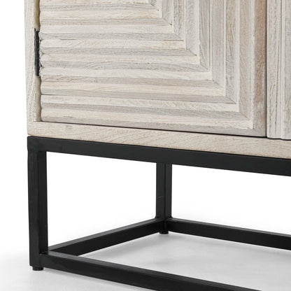 Keelah 108” Solid Wood Sideboard