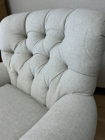Truscott Tufted Club Chair w/Ottoman