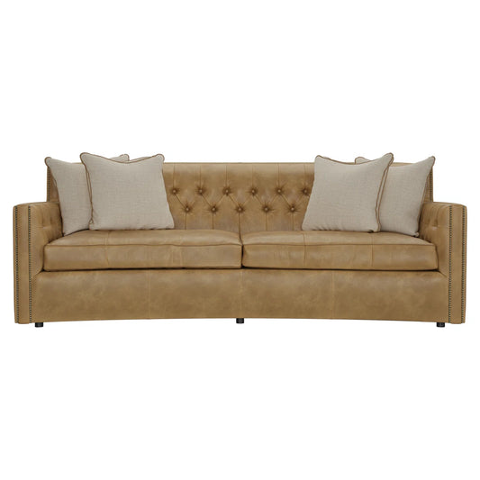 Candace 96”Genuine Leather Sofa by Bernhardt