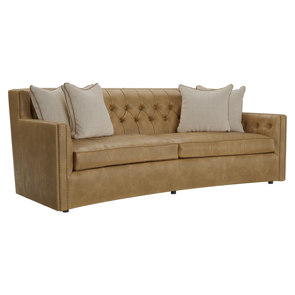Candace 96”Genuine Leather Sofa by Bernhardt