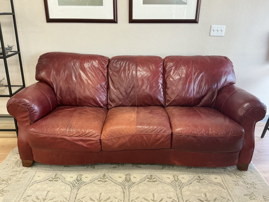Leather Club Sofa