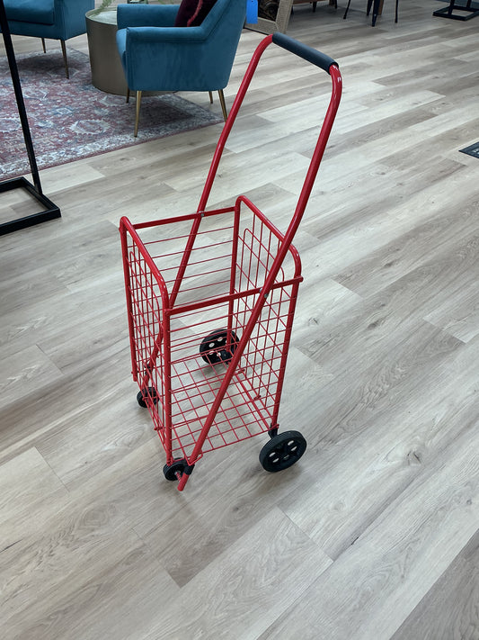 4-Wheeled Rolling Shopping Cart