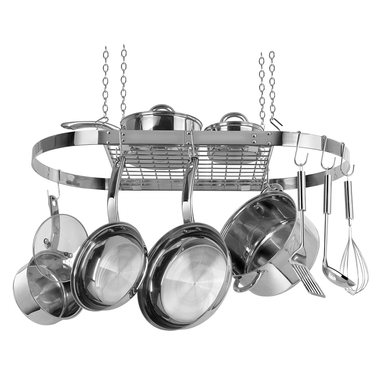 Range Kleen Enamel Oval Pot Rack