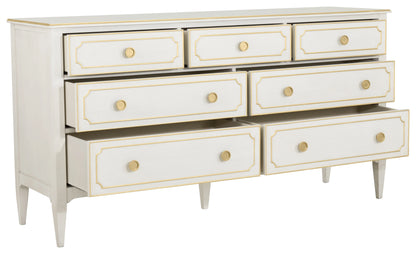 Camille 7 Drawer Solid Wood Dresser