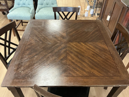 Solid Wood 5pc Counter Height Dining Set