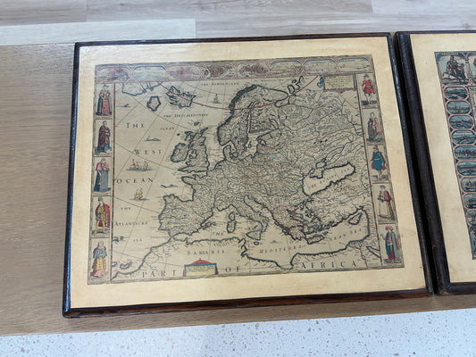 17-Century European Map (Set)
