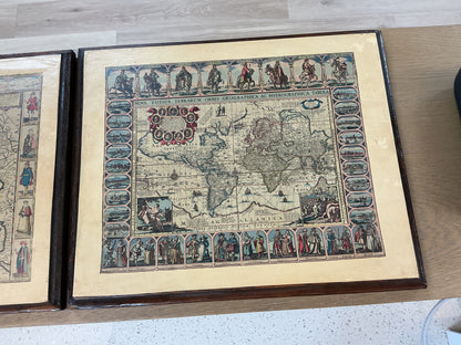 17-Century European Map (Set)