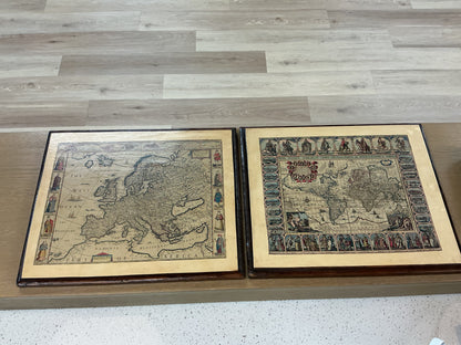 17-Century European Map (Set)