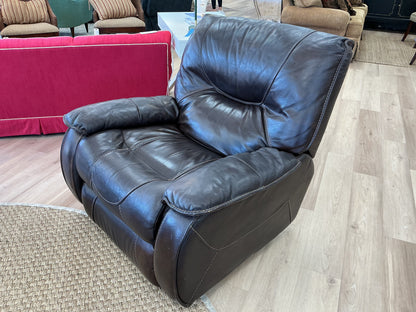 Cascade Over-Sized Manuel Leather Recliner