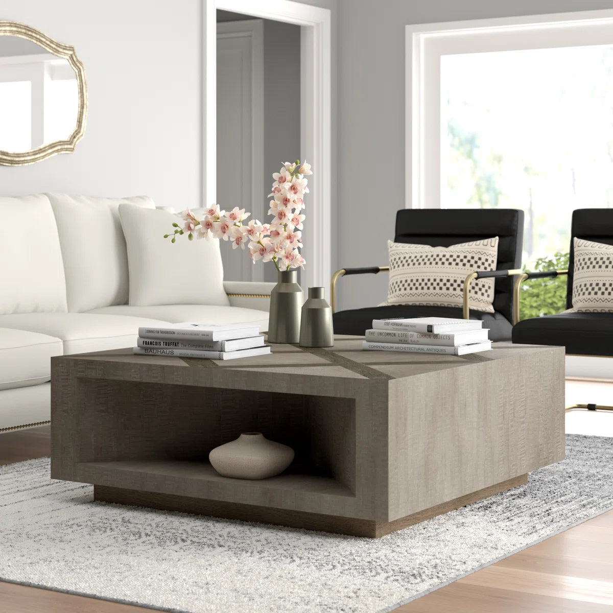 Gabby Larson Square Wood Coffee Table