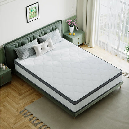 10” Full Medium Plush Cooling Gel Mattress