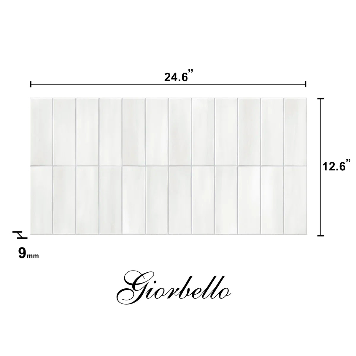 Giorbello Spanish Allure 12” x 24” x 9mm Porcelain Tile