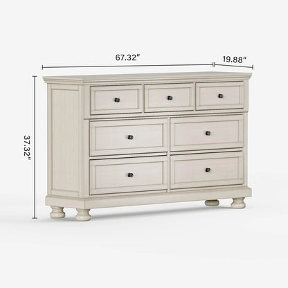 7 Drawer Wood Vanity/Dresser by One Allium Way