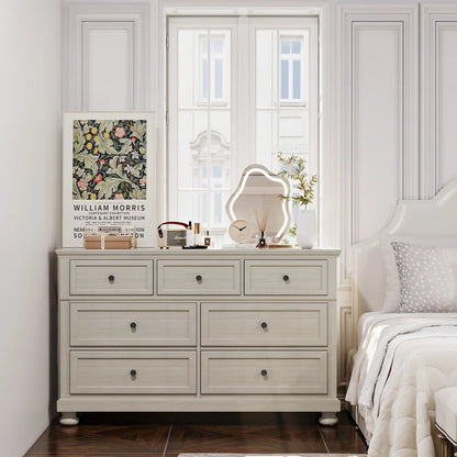 7 Drawer Wood Vanity/Dresser by One Allium Way
