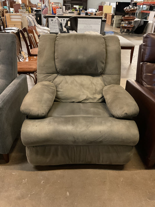 Upholstered Over Sized Manual Recliner