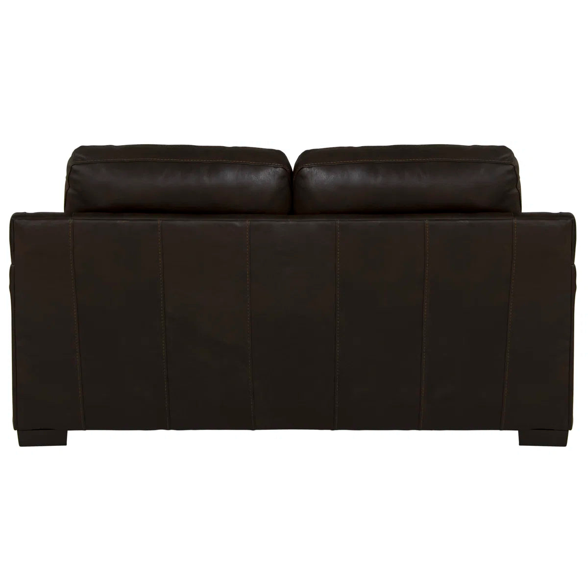Arieyanna 67” Italian Leather Match Loveseat