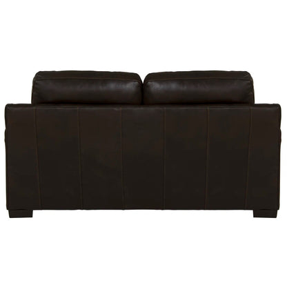 Arieyanna 67” Italian Leather Match Loveseat