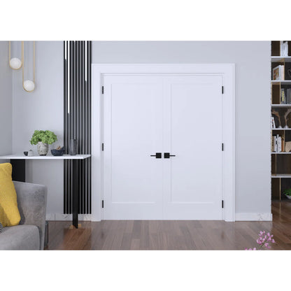 Newton Solid Core Double Pre-hung French Door (60” x 80”)