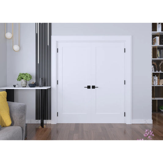Newton Solid Core Double Pre-hung French Door (60” x 80”)