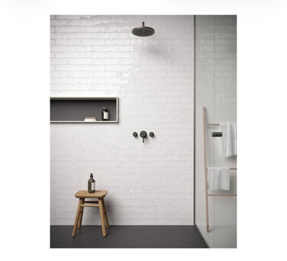 Satori Pearl White 3” x 12” Ceramic Subway Wall Tile (3 boxes)
