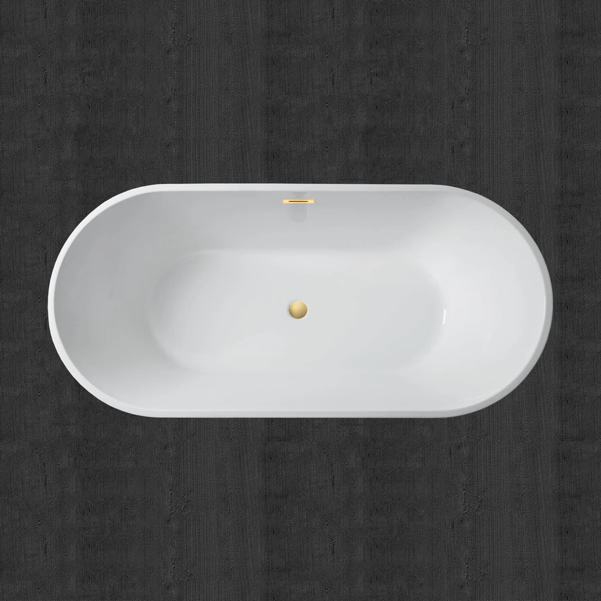 Woodbridge 67” x 32” Freestanding Soaking Acrylic Tub