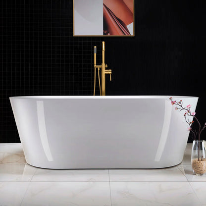 Woodbridge 67” x 32” Freestanding Soaking Acrylic Tub