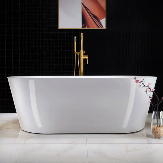 Woodbridge 67” x 32” Freestanding Soaking Acrylic Tub