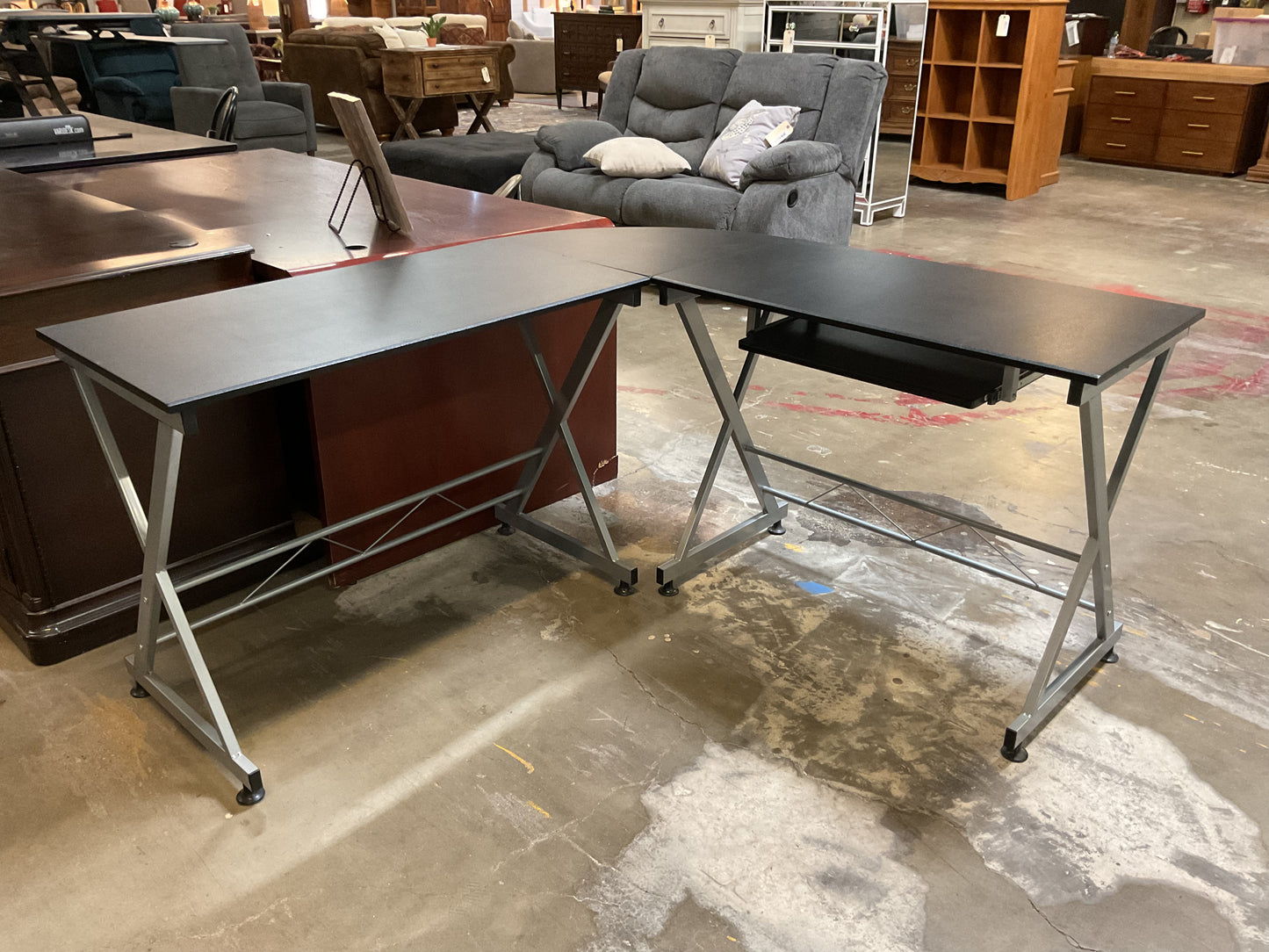 L-Shaped Corner Computer Desk